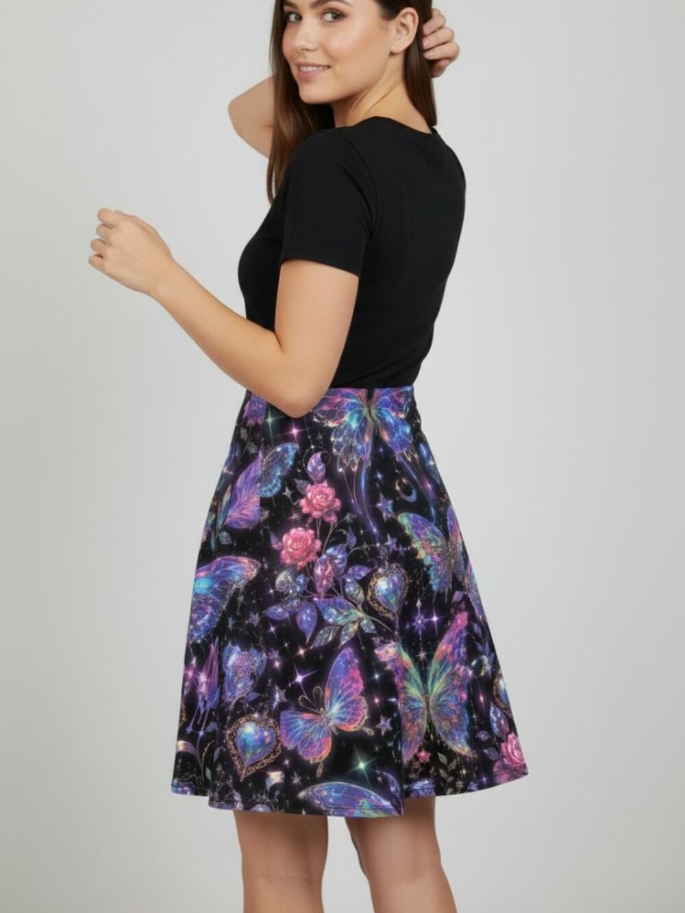Holographic Fairy Wings | Cyber Fairycore Alex Skirt